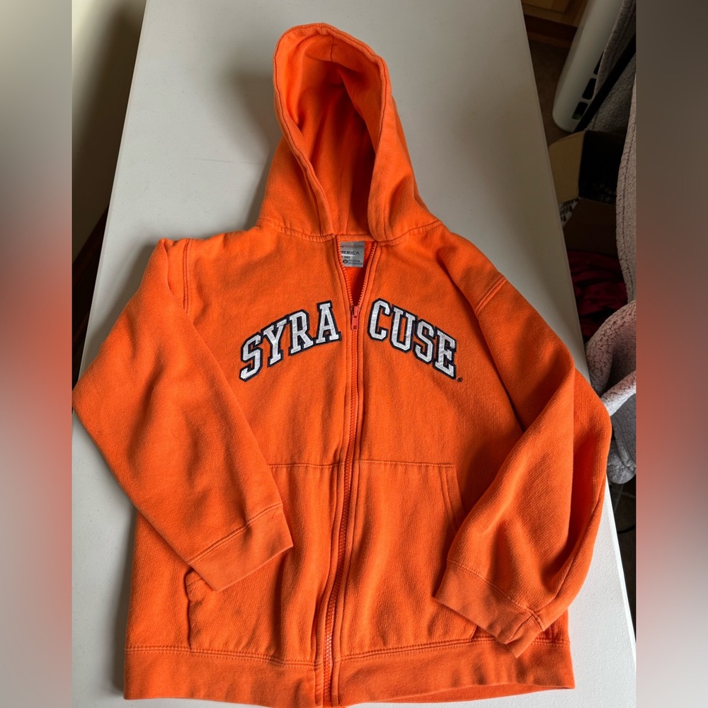 J. America Kids Orange Syracuse Hoodie